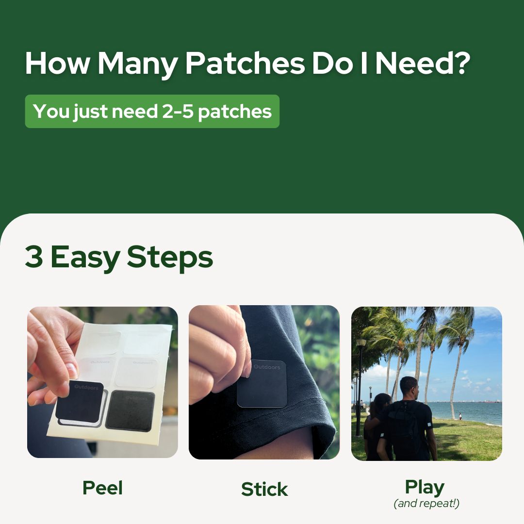 Outdoors Mosquito Repellent Patch Singapore — DEET-Free