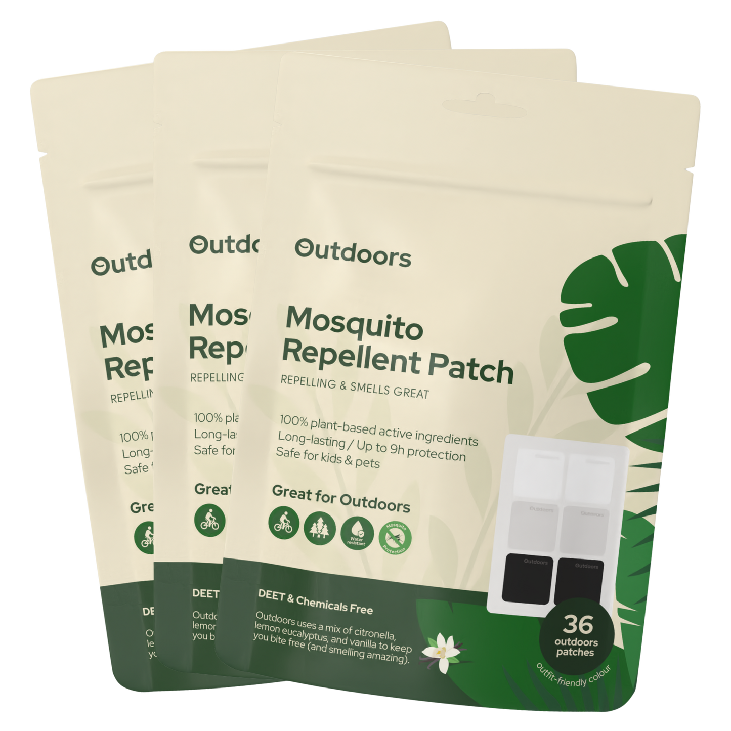 Outdoors Mosquito Repellent Patch Singapore — DEET-Free